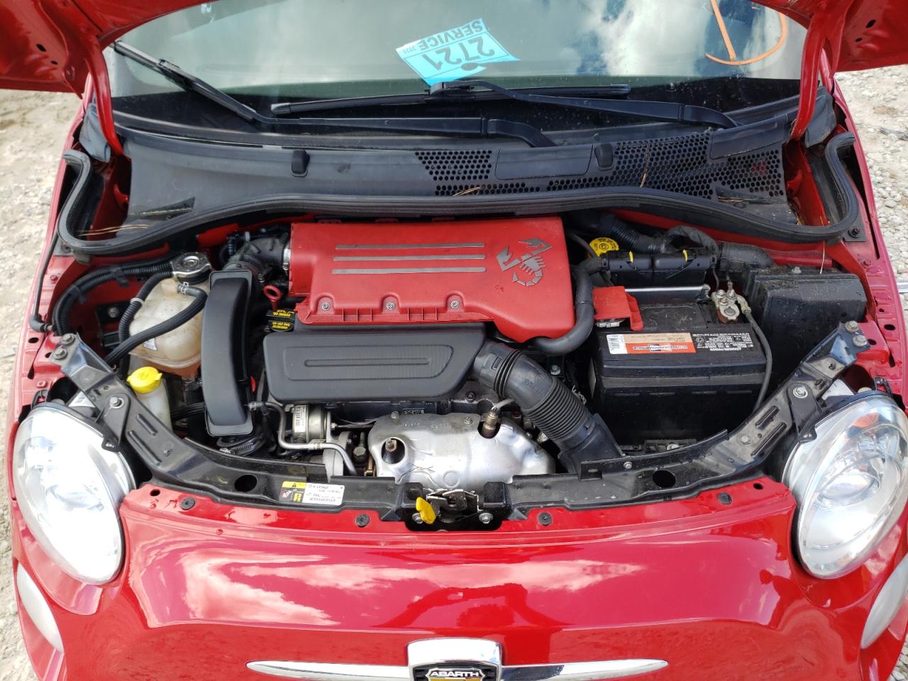 Photo 7 from auction – 2015 FIAT 500 ABARTH with VIN 3C3CFFFH0FT616020