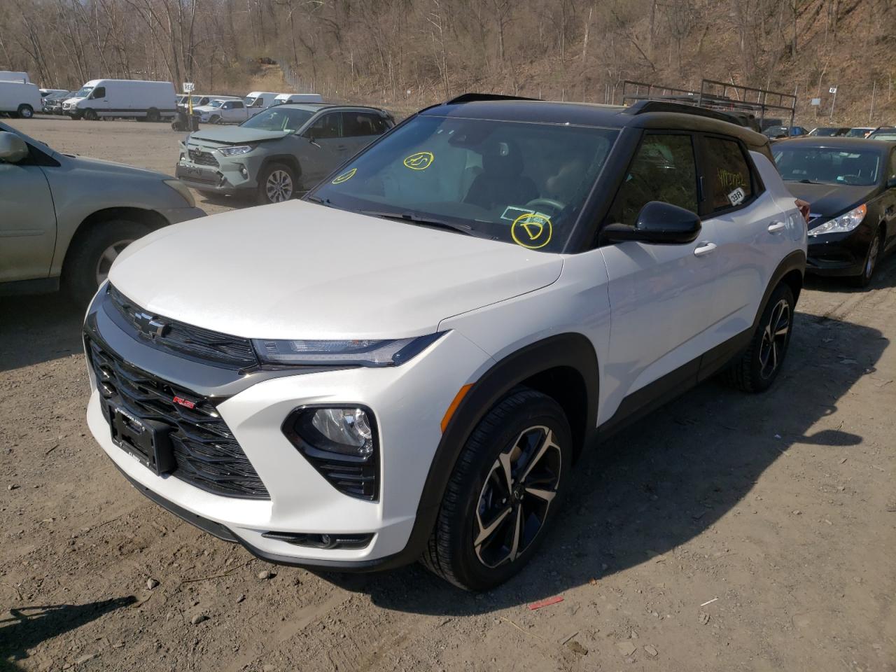 Photo 2 from auction – 2022 CHEVROLET TRAILBLAZE with VIN KL79MUSL5NB019579