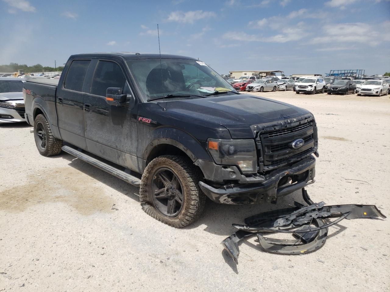 FORD F150 SUPER 2013 with VIN 1FTFW1CT5DFD10717 - Photo from auction