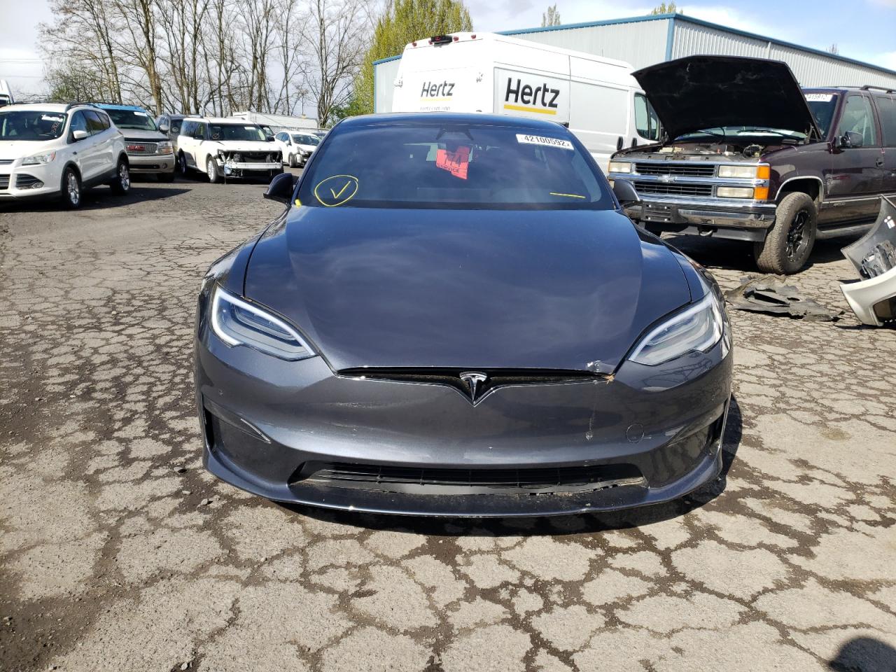 Photo 10 from auction – 2021 TESLA MODEL S with VIN 5YJSA1E50MF433602