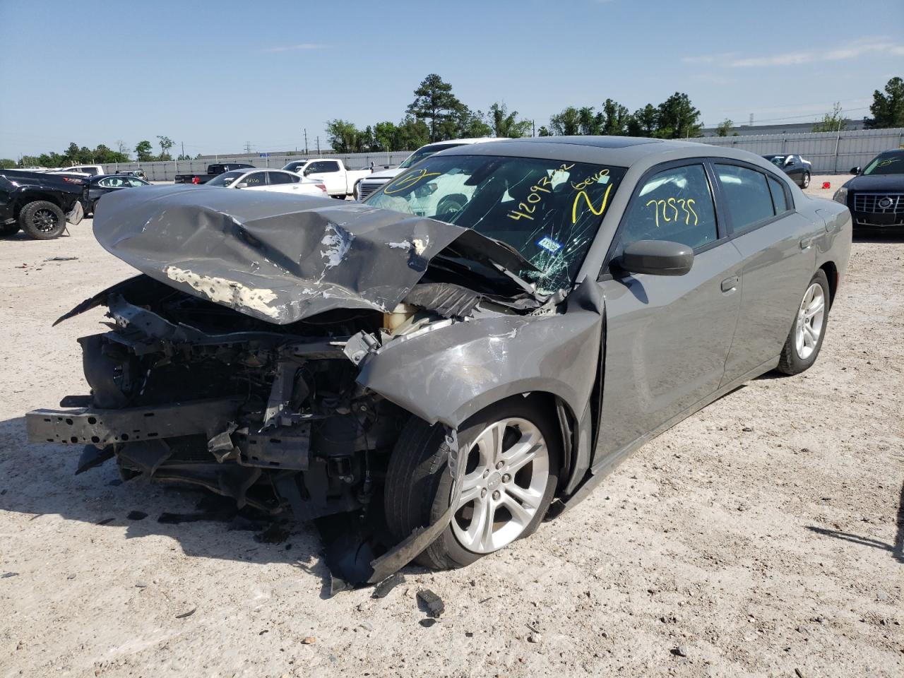 Photo 2 from auction – 2019 DODGE CHARGER SX with VIN 2C3CDXBG9KH720954