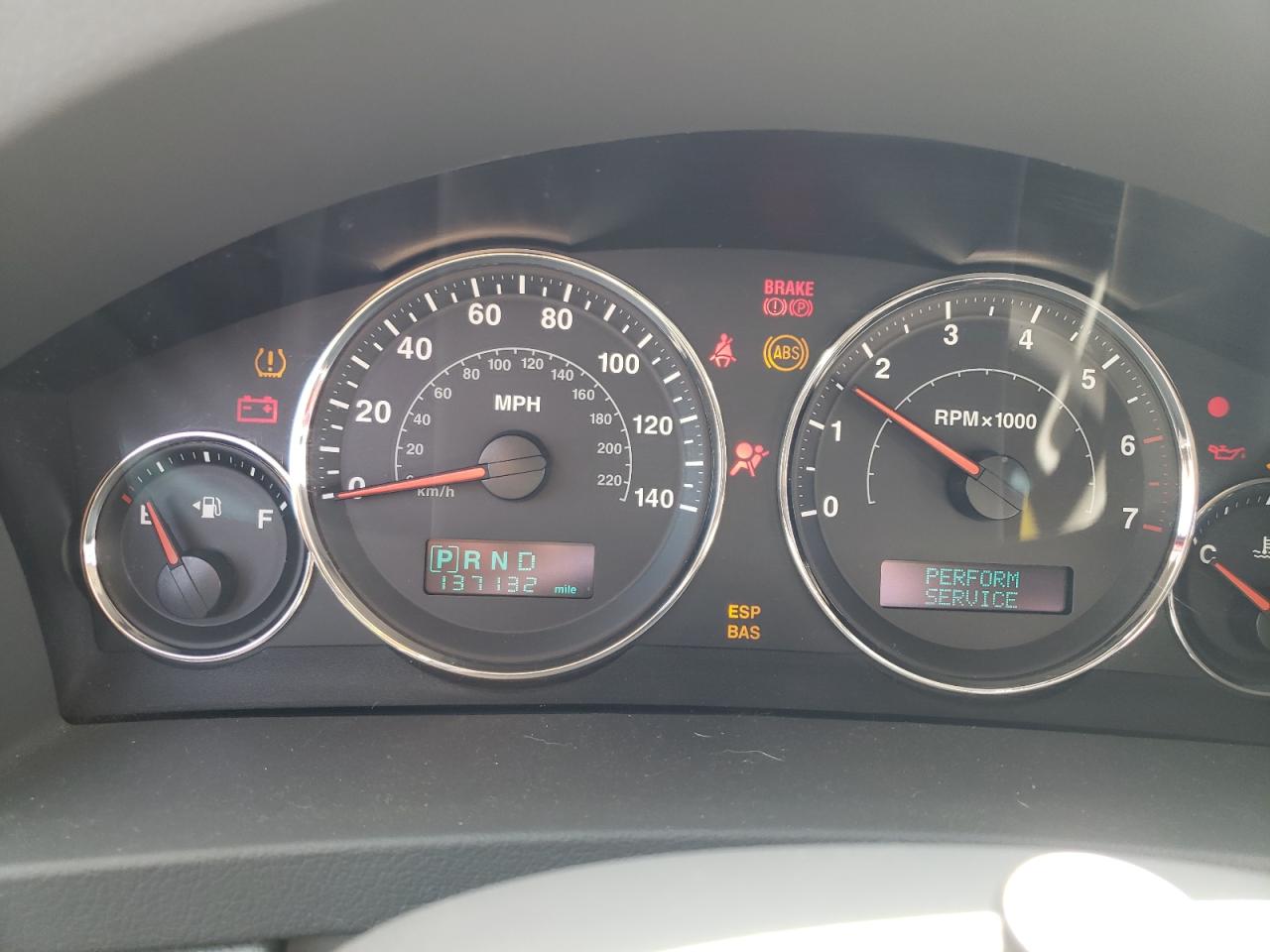 Photo 8 from auction – 2007 JEEP GRAND CHER with VIN 1J8GR48K37C656678