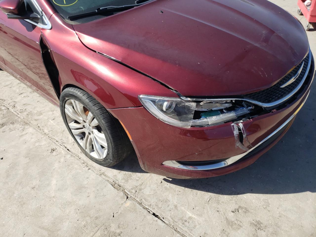 Photo 9 from auction – 2015 CHRYSLER 200 LIMITE with VIN 1C3CCCABXFN536458