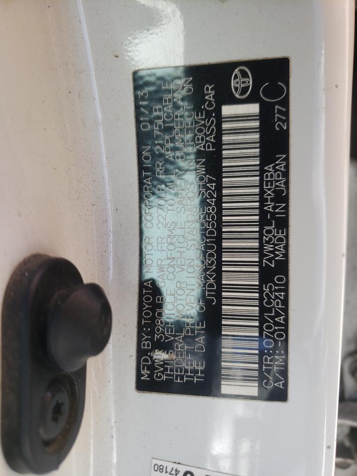 Photo 10 from auction – 2013 TOYOTA PRIUS with VIN JTDKN3DU1D5584247