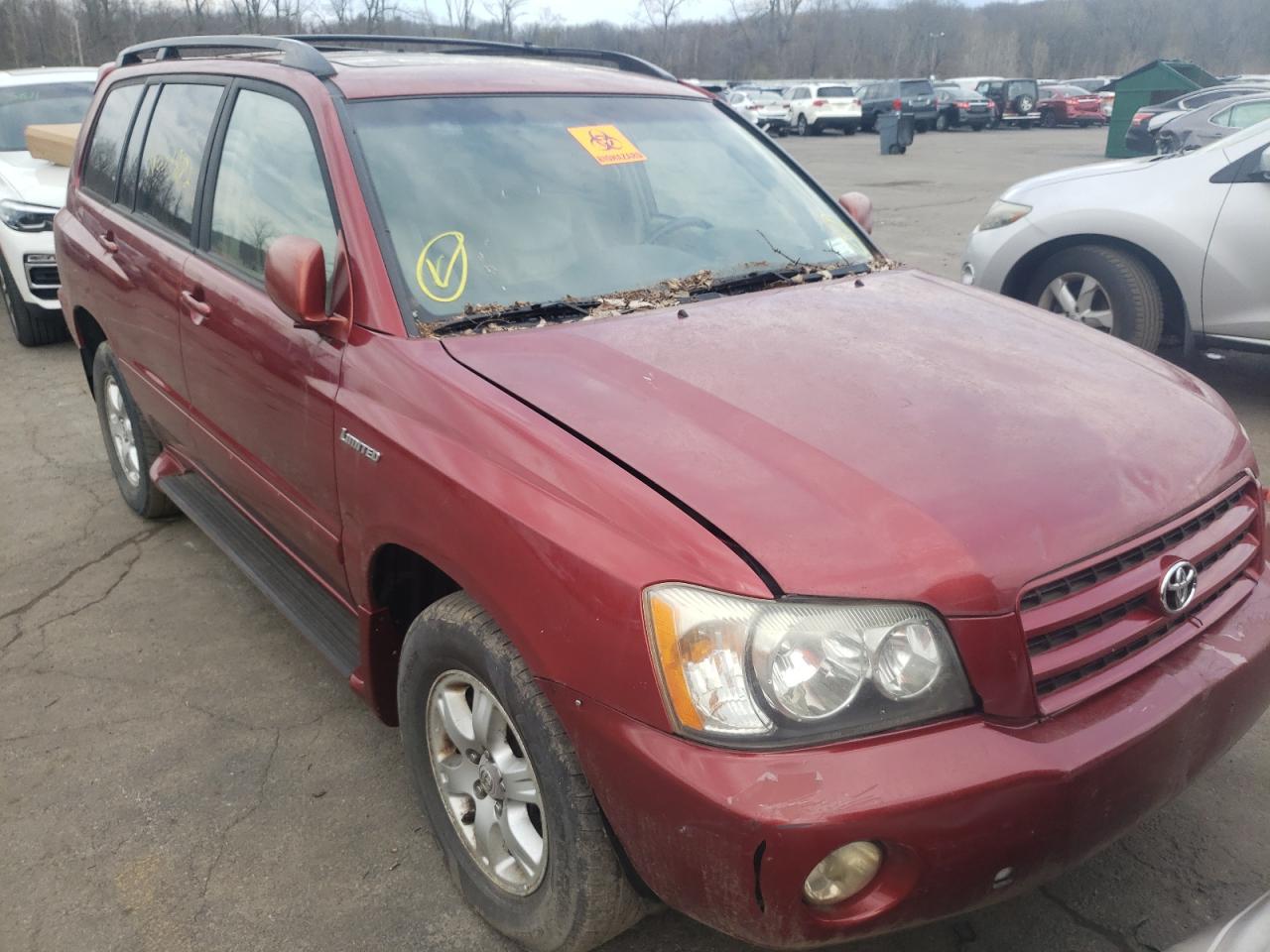 Photo 9 from auction – 2002 TOYOTA HIGHLANDER with VIN JTEHF21A520048631