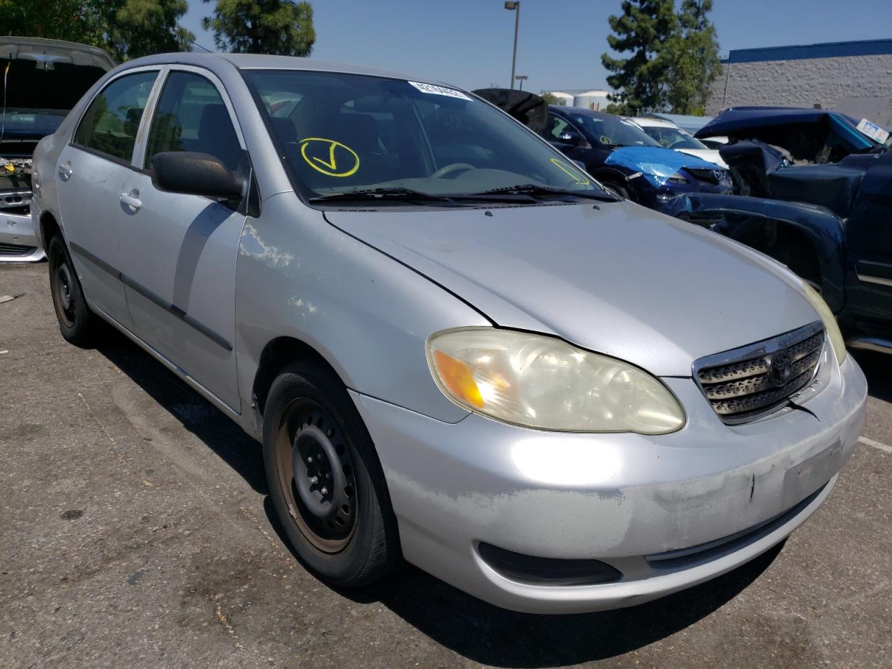 TOYOTA COROLLA CE 2007 with VIN JTDBR32E970122388 - Photo from auction