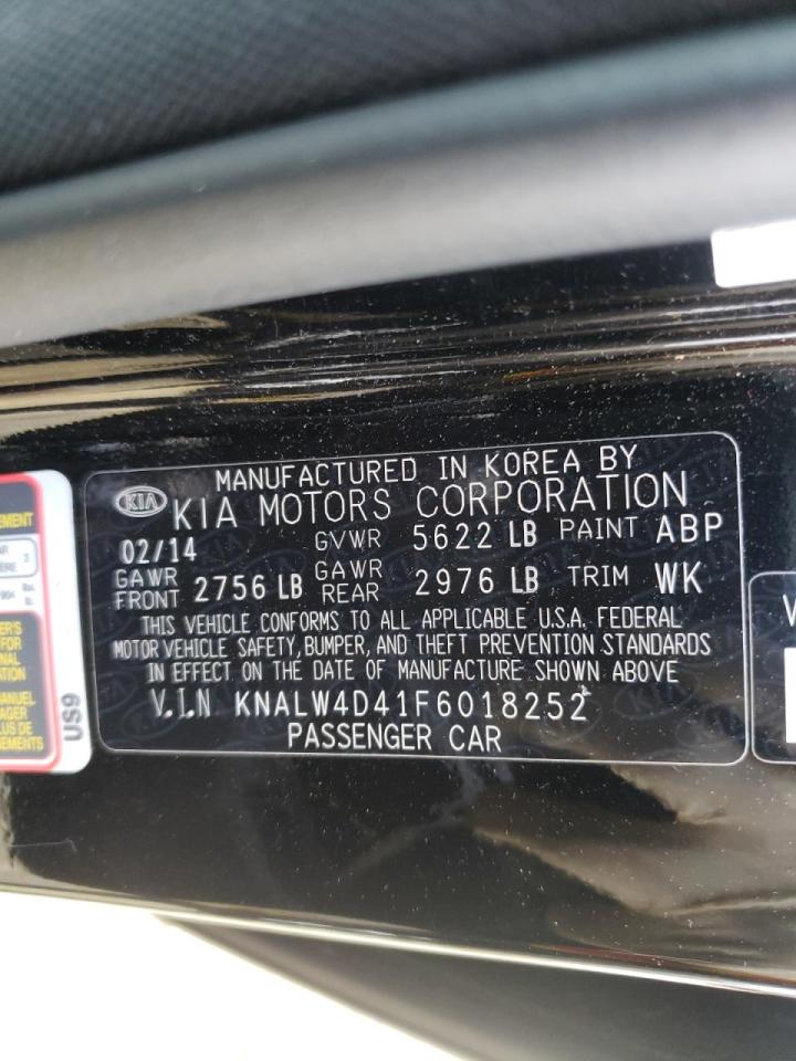 Photo 10 from auction – 2015 KIA K900 with VIN KNALW4D41F6018252