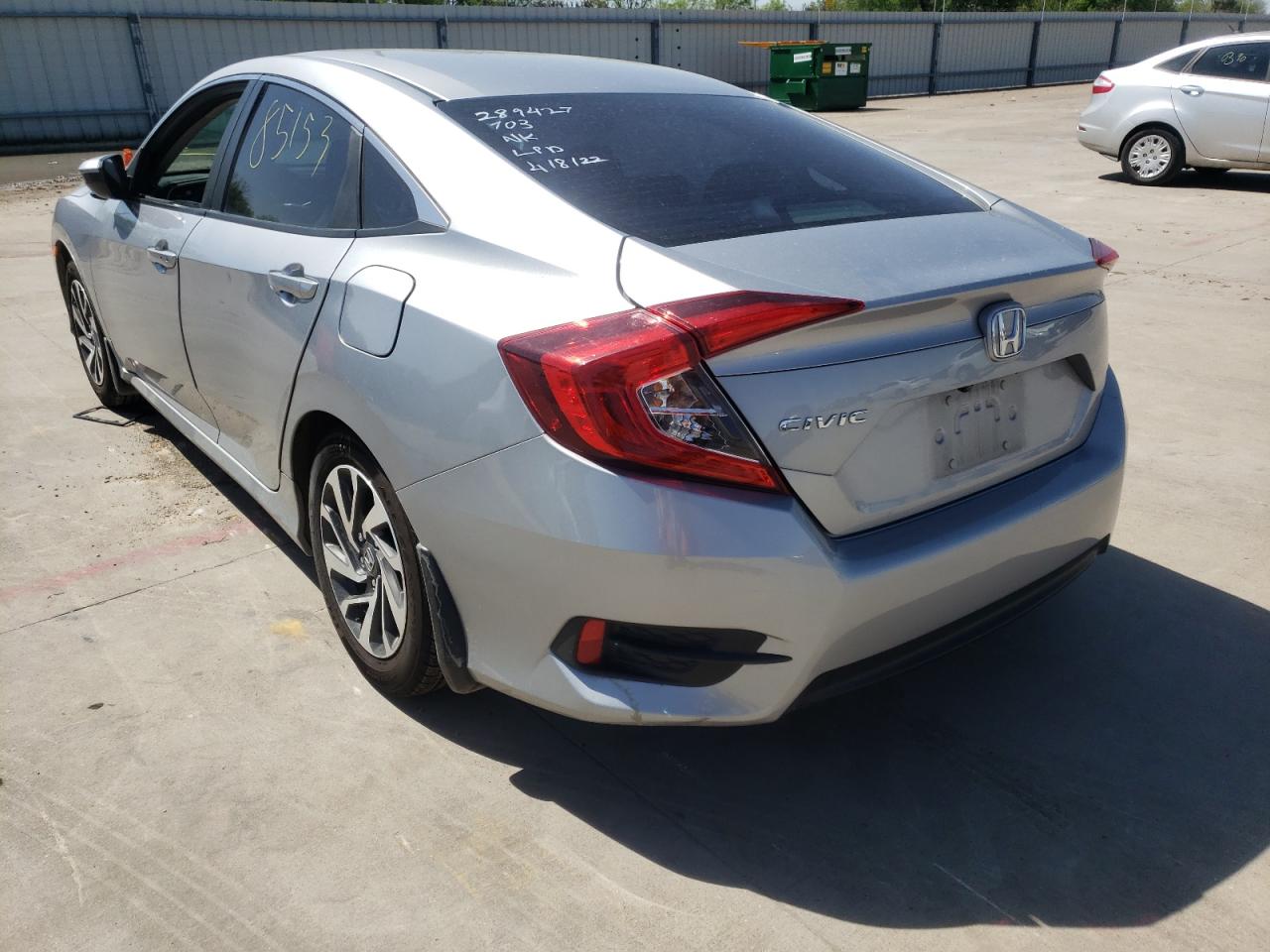 Photo 3 from auction – 2016 HONDA CIVIC EX with VIN 19XFC2F70GE072352