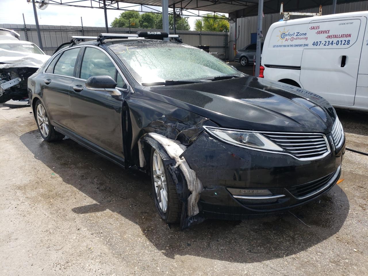 LINCOLN MKZ 2015 with VIN 3LN6L2G97FR616834 - Photo from auction