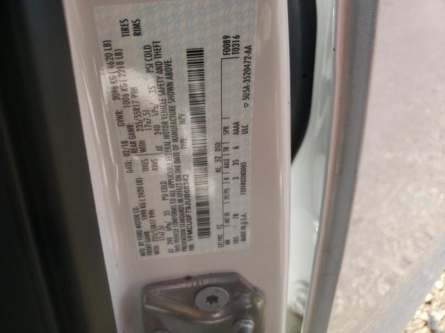 Photo 10 from auction – 2018 FORD ESCAPE S with VIN 1FMCU0F79JUB60342