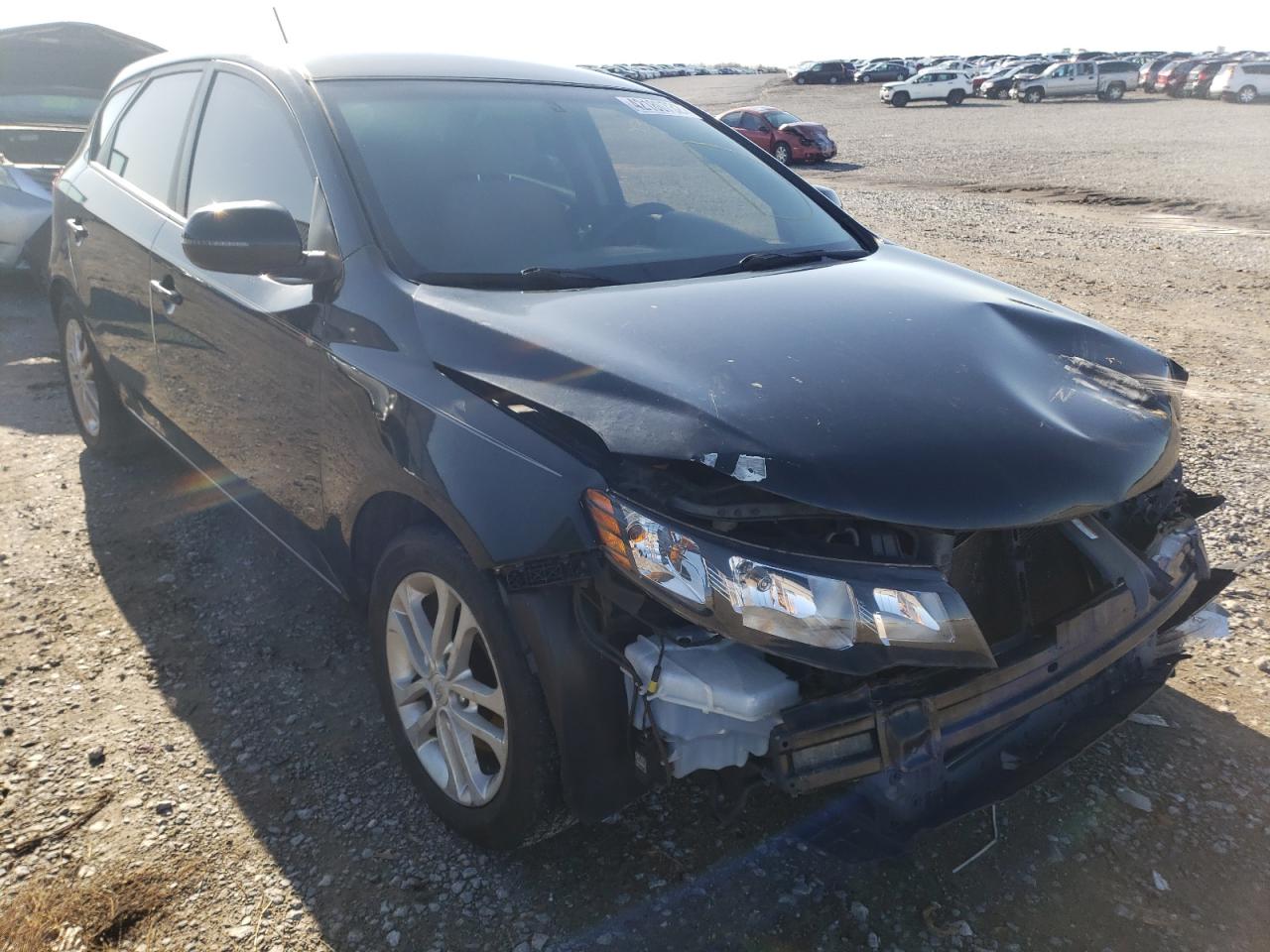 KIA FORTE EX 2012 with VIN KNAFU5A23C5469891 - Photo from auction