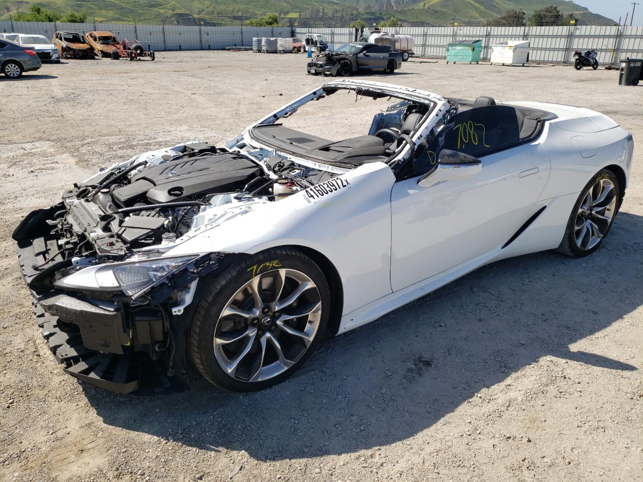 Photo 2 from auction – 2021 LEXUS LC 500 with VIN JTHKPAAY0MA103190