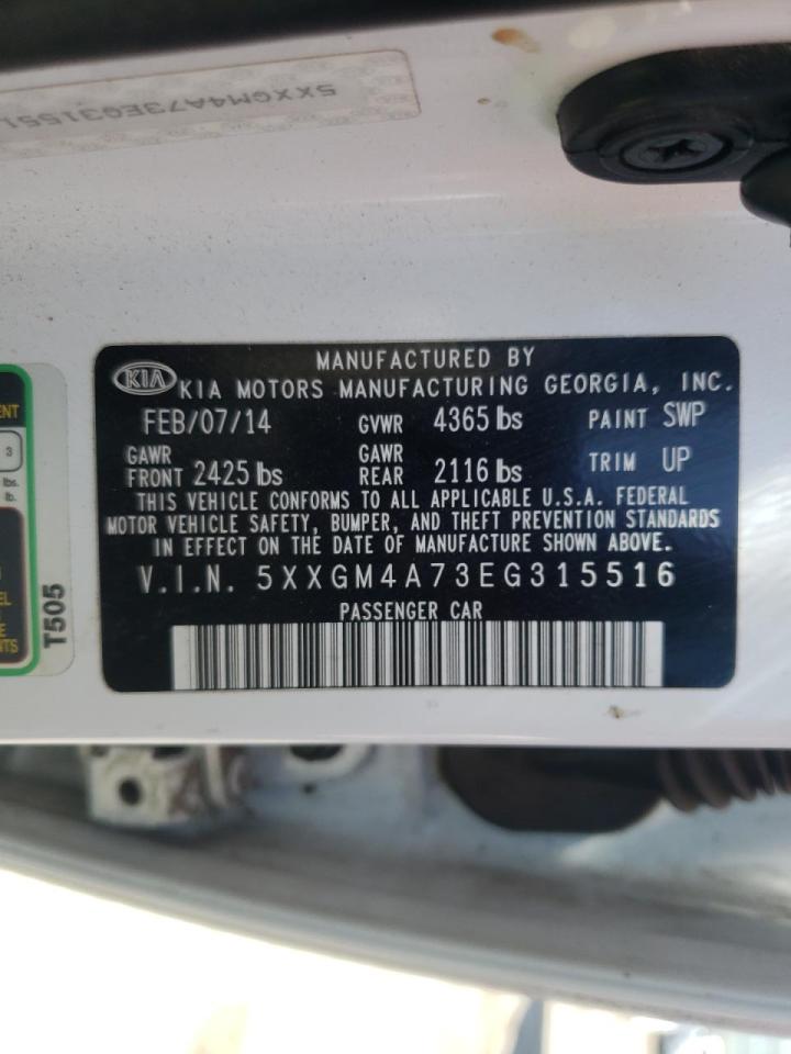 Photo 10 from auction – 2014 KIA OPTIMA LX with VIN 5XXGM4A73EG315516