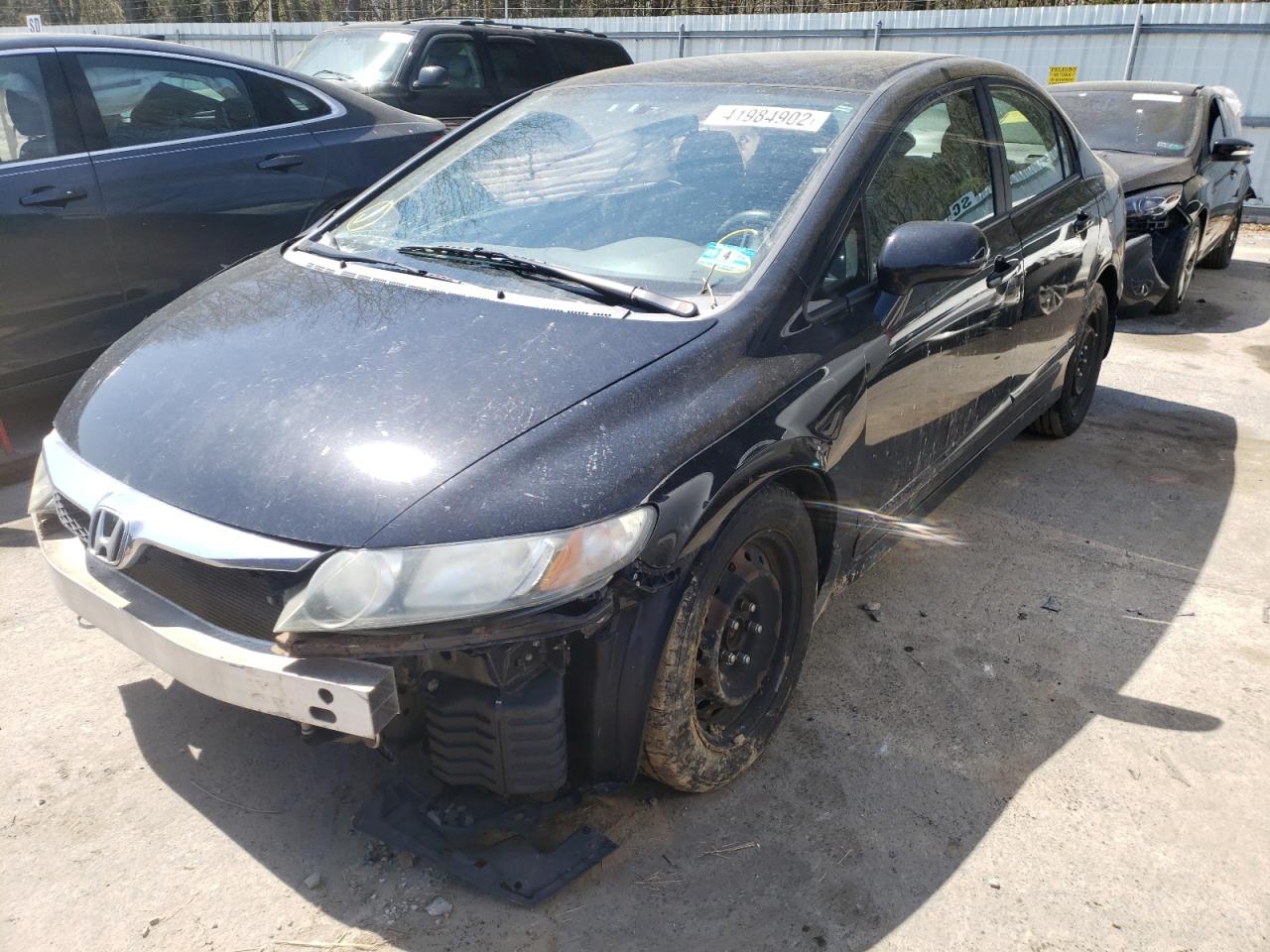 Photo 2 from auction – 2009 HONDA CIVIC LX with VIN 19XFA16559E004744