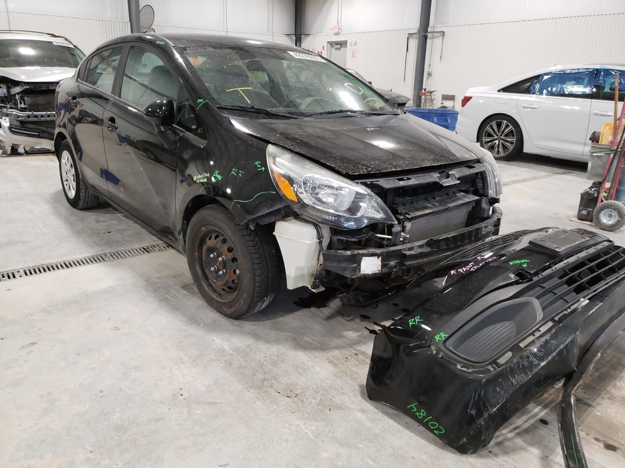 KIA RIO LX 2015 with VIN KNADM4A31F6452631 - Photo from auction