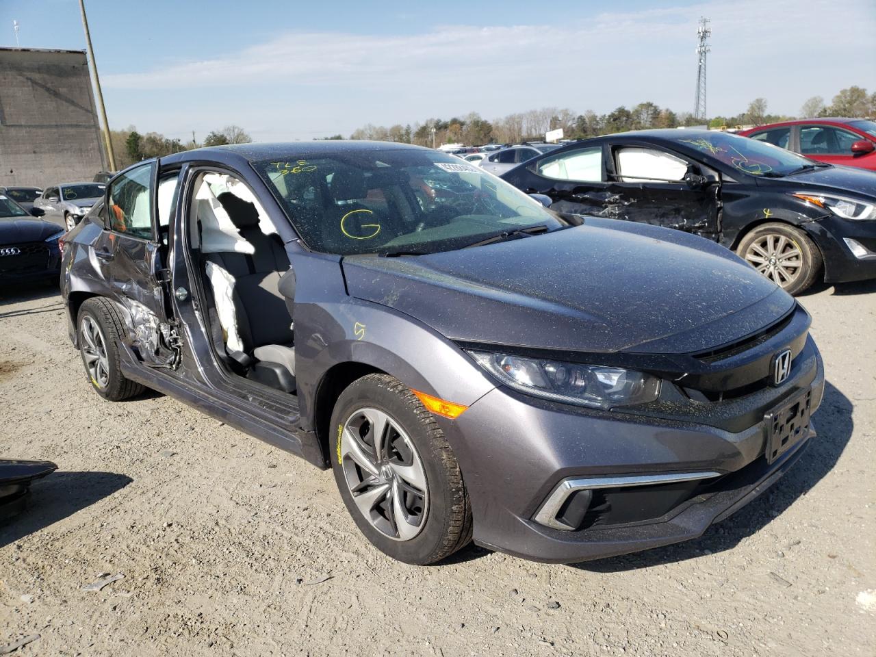 HONDA CIVIC LX 2019 with VIN 2HGFC2F60KH598941 - Photo from auction
