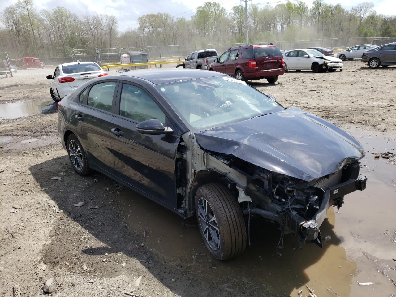 KIA FORTE FE 2022 with VIN 3KPF24AD9NE416253 - Photo from auction