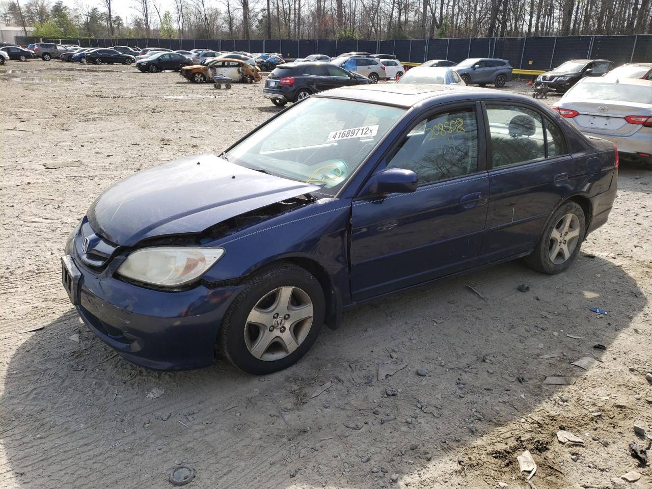 Photo 2 from auction – 2005 HONDA CIVIC EX with VIN 2HGES26715H548240