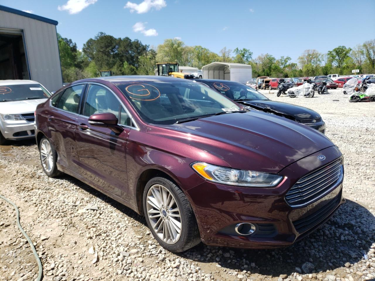 FORD FUSION SE 2013 with VIN 3FA6P0H90DR363418 - Photo from auction