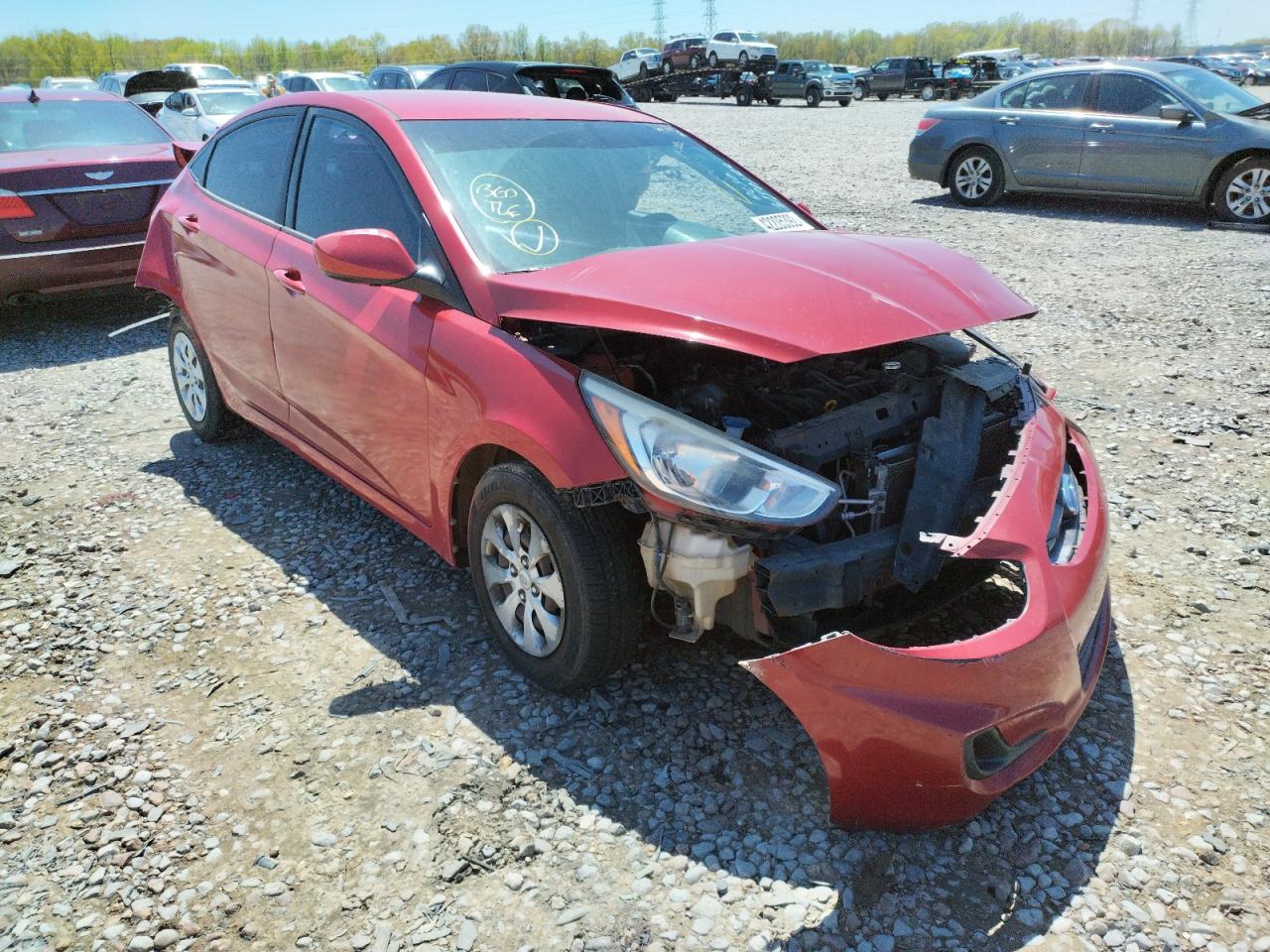 HYUNDAI ACCENT GLS 2015 with VIN KMHCT4AE5FU822392 - Photo from auction