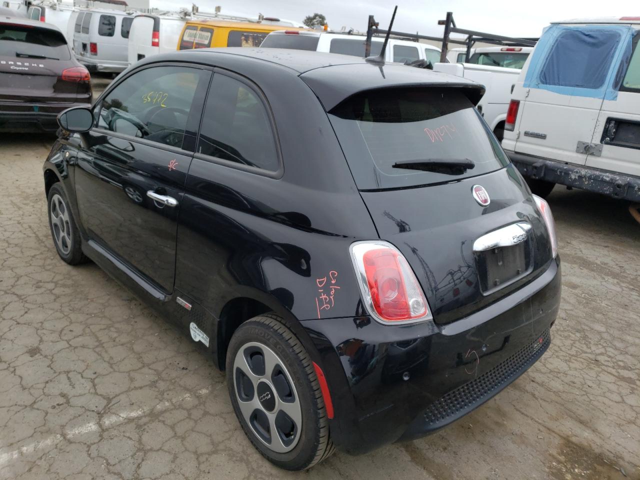 Photo 3 from auction – 2015 FIAT 500 ELECTR with VIN 3C3CFFGEXFT667089