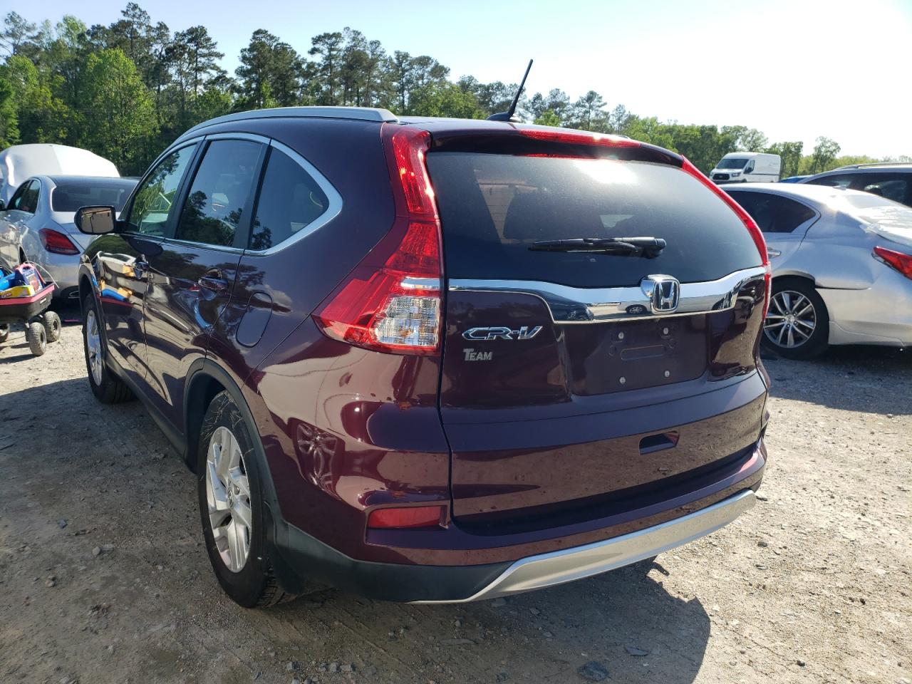 Photo 3 from auction – 2015 HONDA CR-V EXL with VIN 2HKRM3H71FH550107
