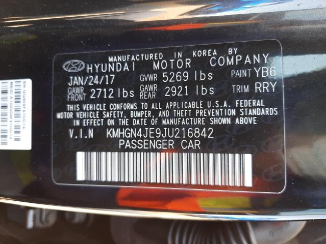 Photo 10 from auction – 2018 GENESIS G80 BASE with VIN KMHGN4JE9JU216842