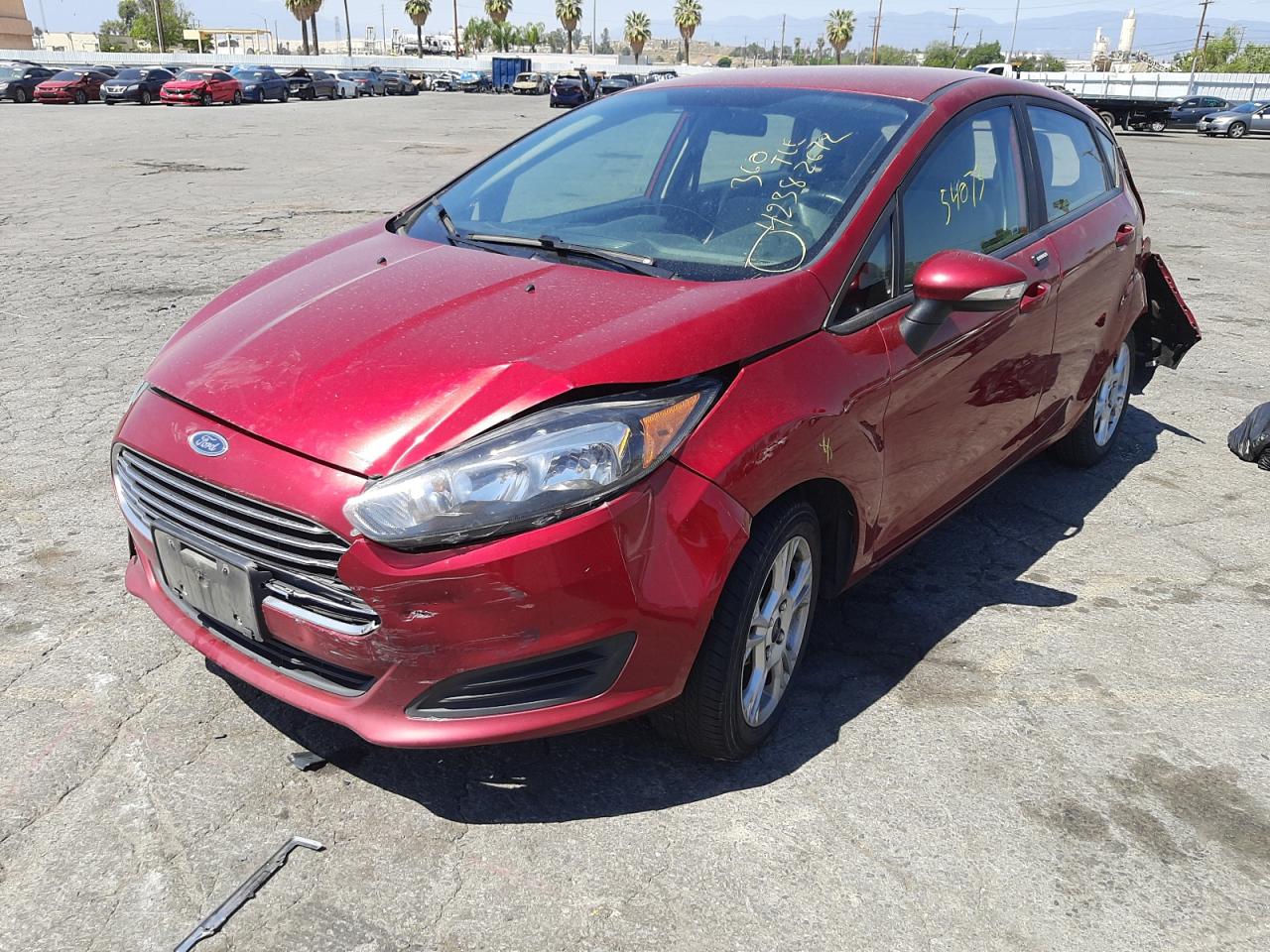 Photo 2 from auction – 2015 FORD FIESTA SE with VIN 3FADP4EJ2FM159023