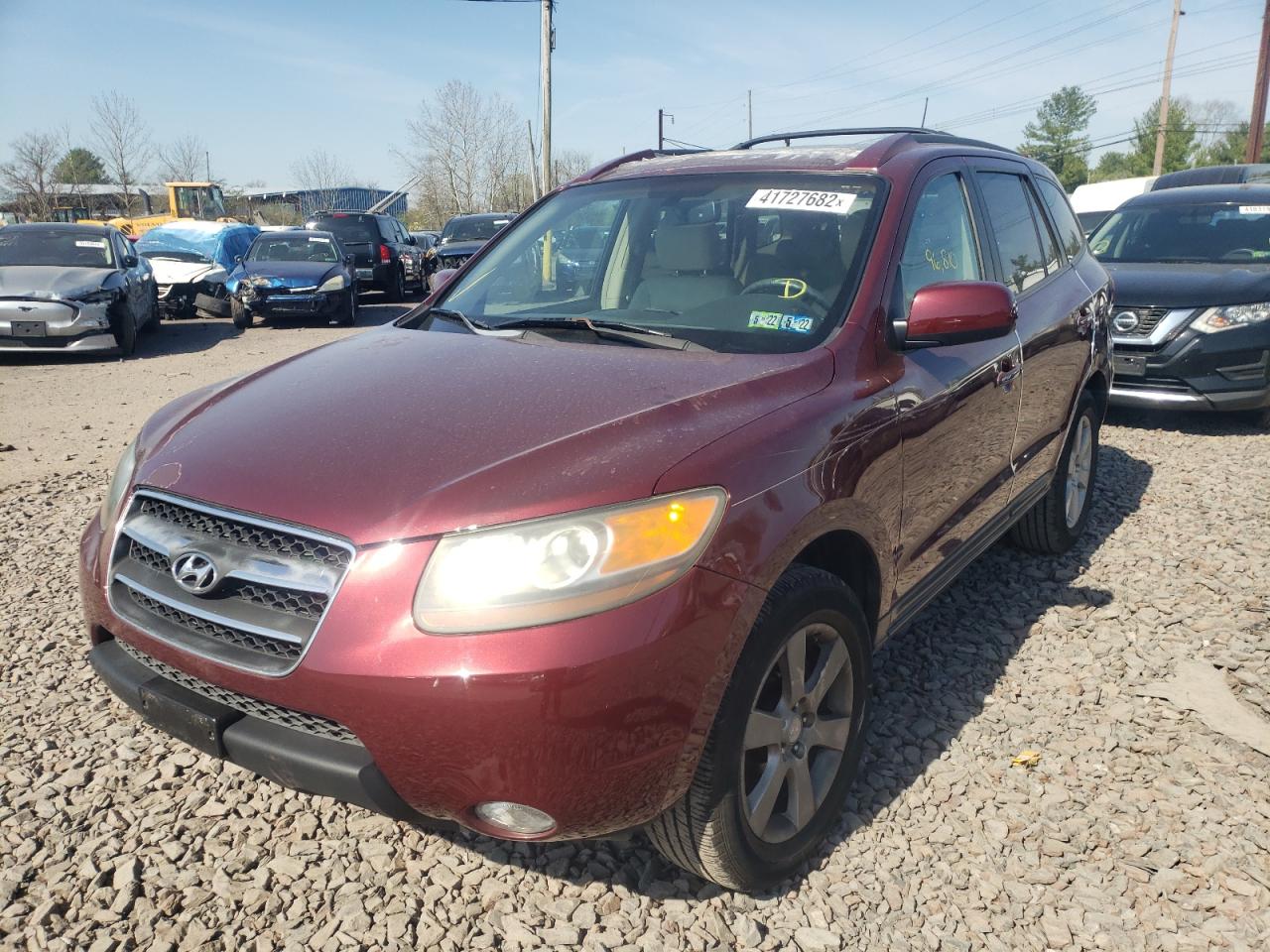 Photo 2 from auction – 2007 HYUNDAI SANTA FE S with VIN 5NMSH13E97H083985
