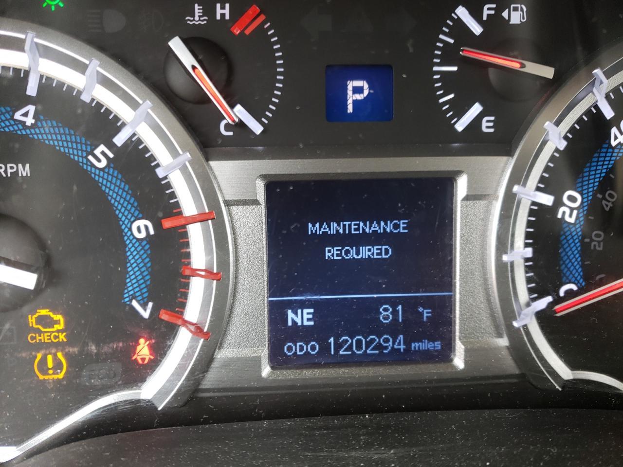 Photo 8 from auction – 2016 TOYOTA 4RUNNER SR with VIN JTEZU5JR8G5126539