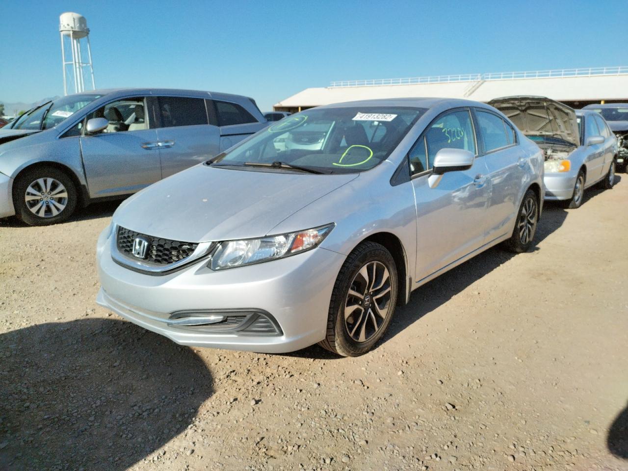 Photo 2 from auction – 2014 HONDA CIVIC EX with VIN 19XFB2F87EE017650