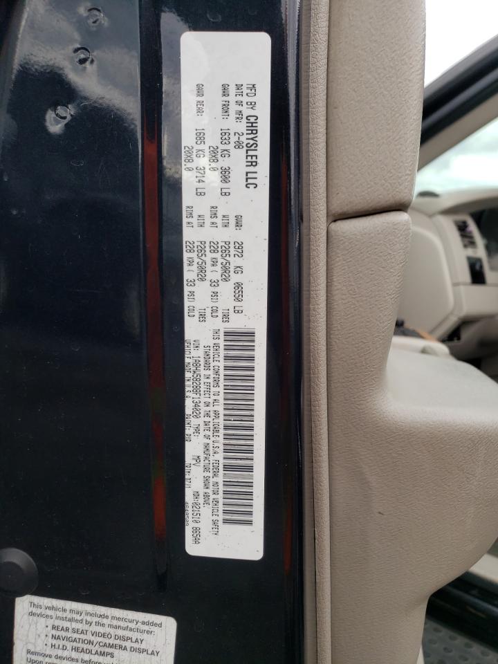 Photo 10 from auction – 2008 CHRYSLER ASPEN LIMI with VIN 1A8HW58288F134020