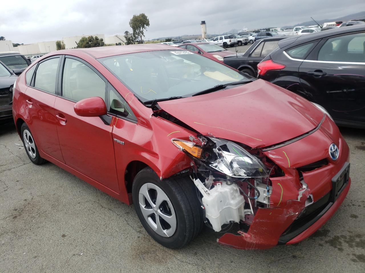 TOYOTA PRIUS 2012 with VIN JTDKN3DUXC5436564 - Photo from auction