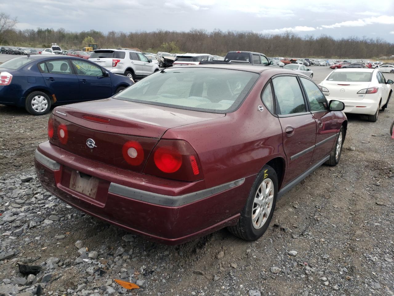 Photo 4 from auction – 2001 CHEVROLET IMPALA with VIN 2G1WF55EX19107647