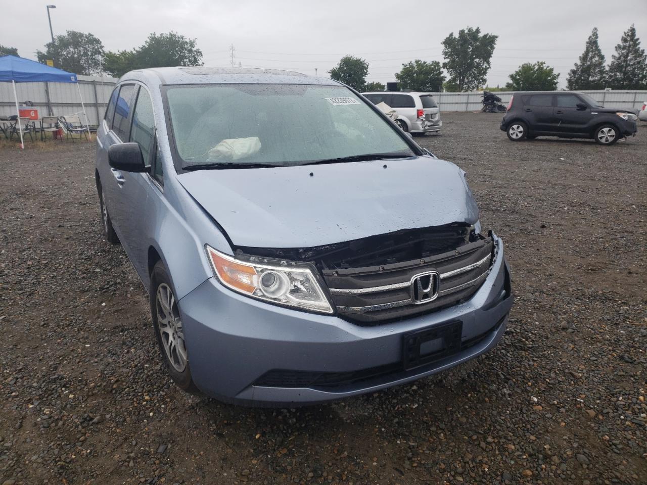 HONDA ODYSSEY EX 2013 with VIN 5FNRL5H61DB090416 - Photo from auction