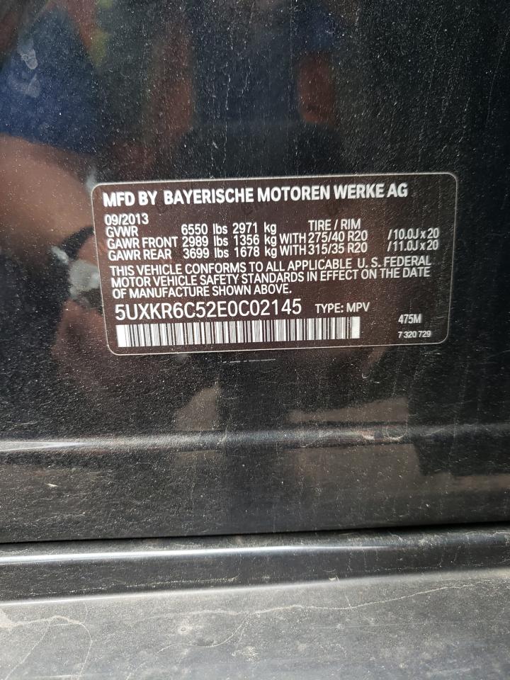 Photo 10 from auction – 2014 BMW X5 XDRIVE5 with VIN 5UXKR6C52E0C02145