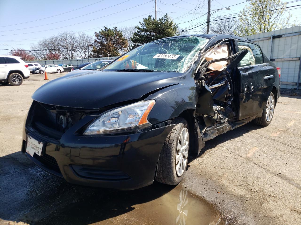Photo 2 from auction – 2013 NISSAN SENTRA S with VIN 3N1AB7AP3DL709682