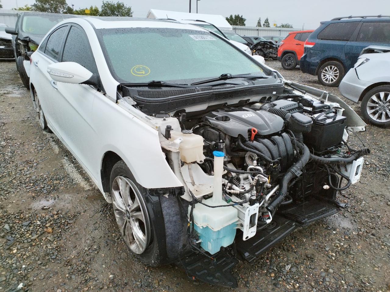 HYUNDAI SONATA SE 2011 with VIN 5NPEC4AC2BH242274 - Photo from auction