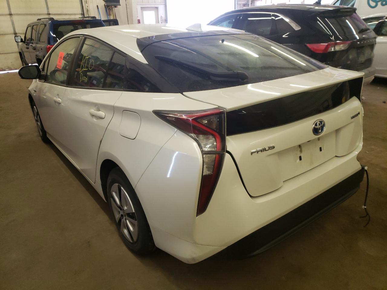 Photo 3 from auction – 2016 TOYOTA PRIUS with VIN JTDKARFU8G3008618