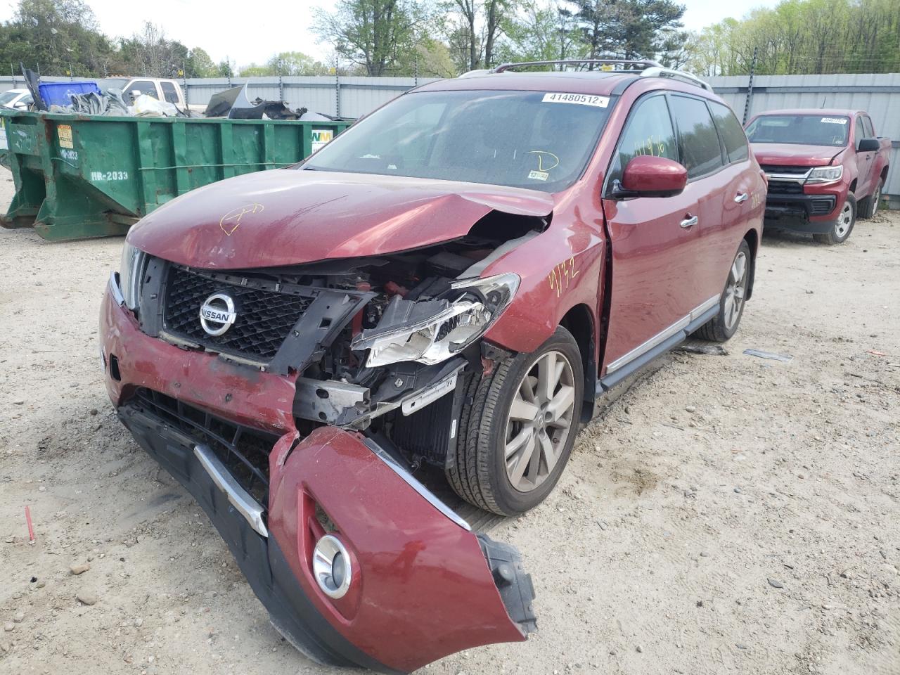 Photo 2 from auction – 2015 NISSAN PATHFINDER with VIN 5N1AR2MN4FC616346