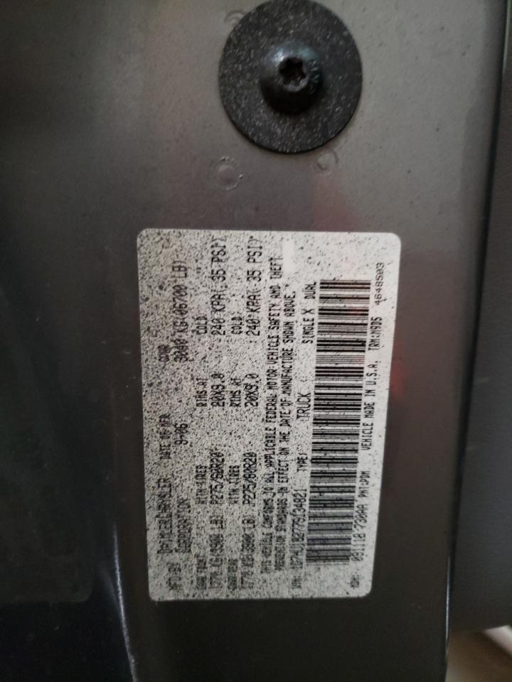Photo 10 from auction – 2007 DODGE RAM 1500 S with VIN 1D7HU18277S134821