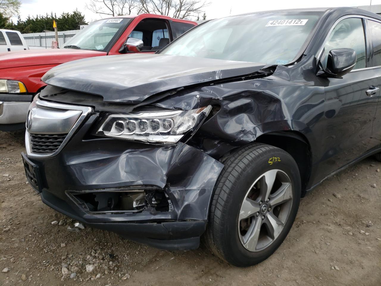 Photo 9 from auction – 2014 ACURA MDX with VIN 5FRYD4H20EB035701