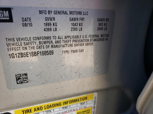 Photo 10 from auction – 2011 CHEVROLET MALIBU LS with VIN 1G1ZB5E18BF168509