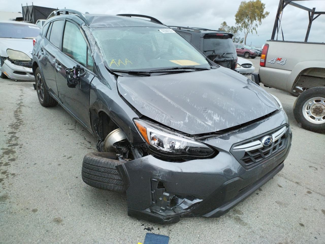 SUBARU CROSSTREK 2021 with VIN JF2GTAPC8M8298933 - Photo from auction