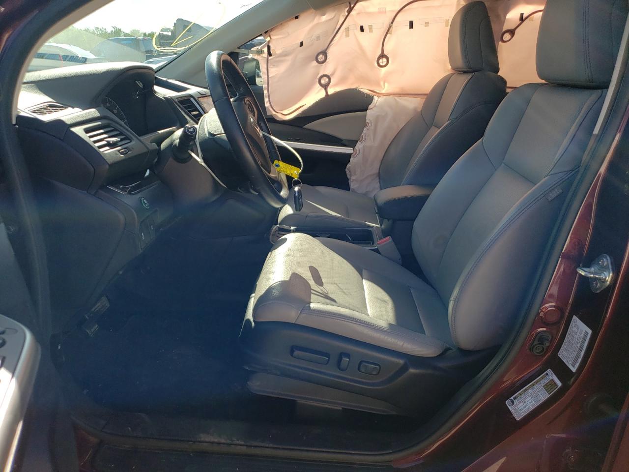 Photo 5 from auction – 2015 HONDA CR-V EXL with VIN 2HKRM3H71FH550107