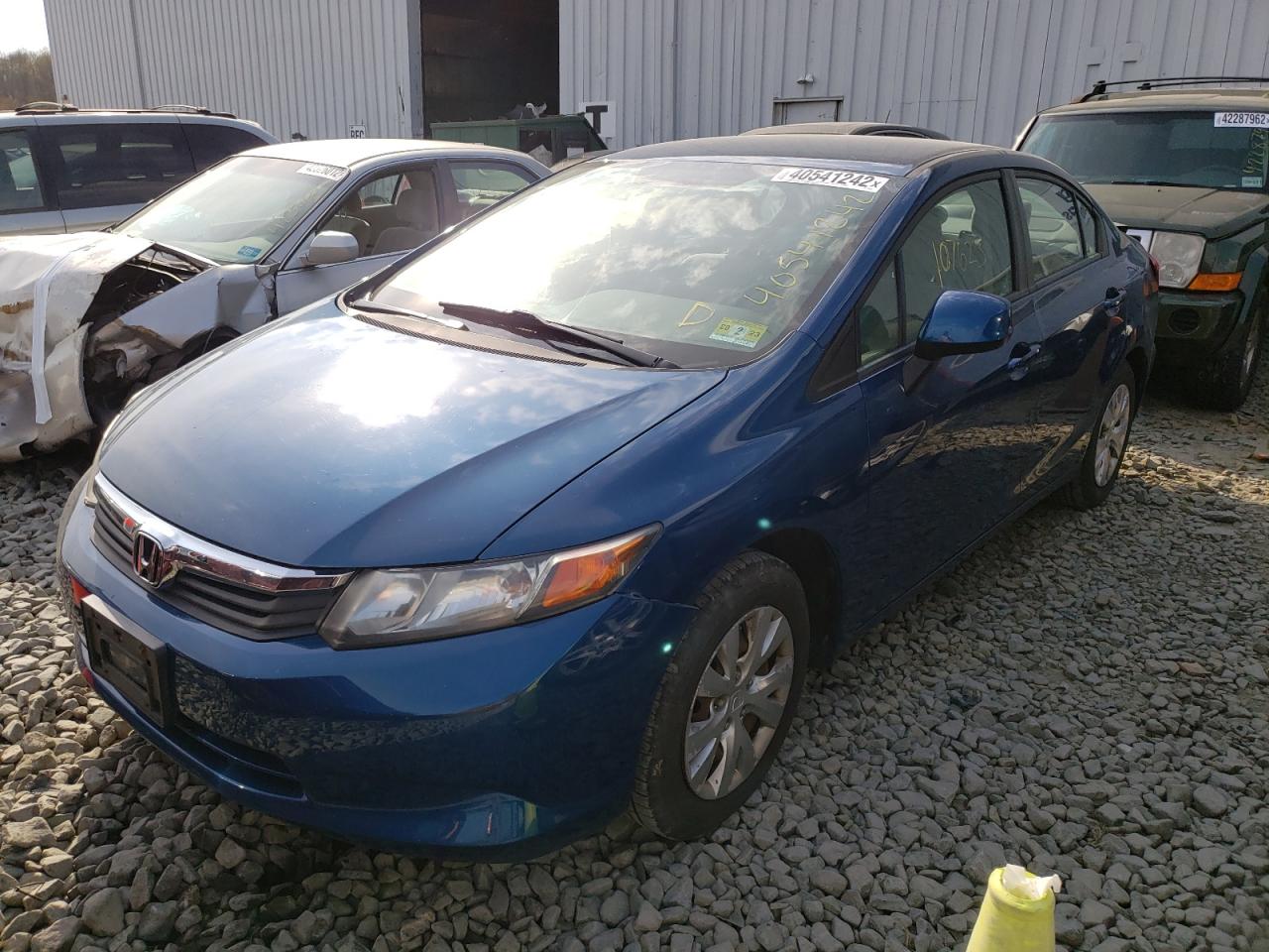 Photo 2 from auction – 2012 HONDA CIVIC LX with VIN 19XFB2F59CE333389