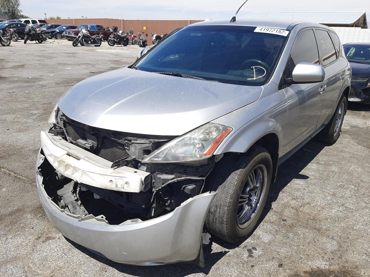 Photo 2 from auction – 2005 NISSAN MURANO SL with VIN JN8AZ08W45W407217