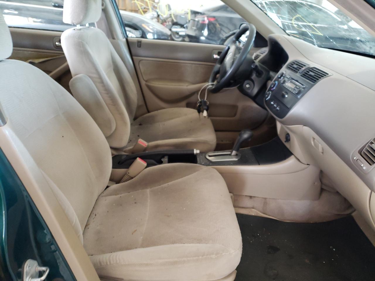 Photo 5 from auction – 2002 HONDA CIVIC EX with VIN 1HGES26772L054415