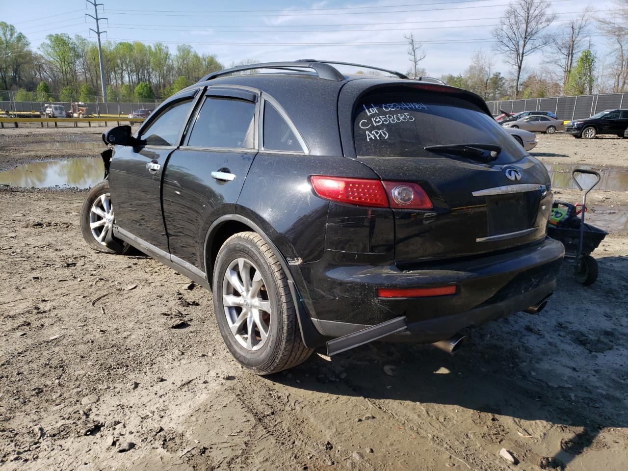 Photo 3 from auction – 2007 INFINITI FX35 with VIN JNRAS08W97X209357