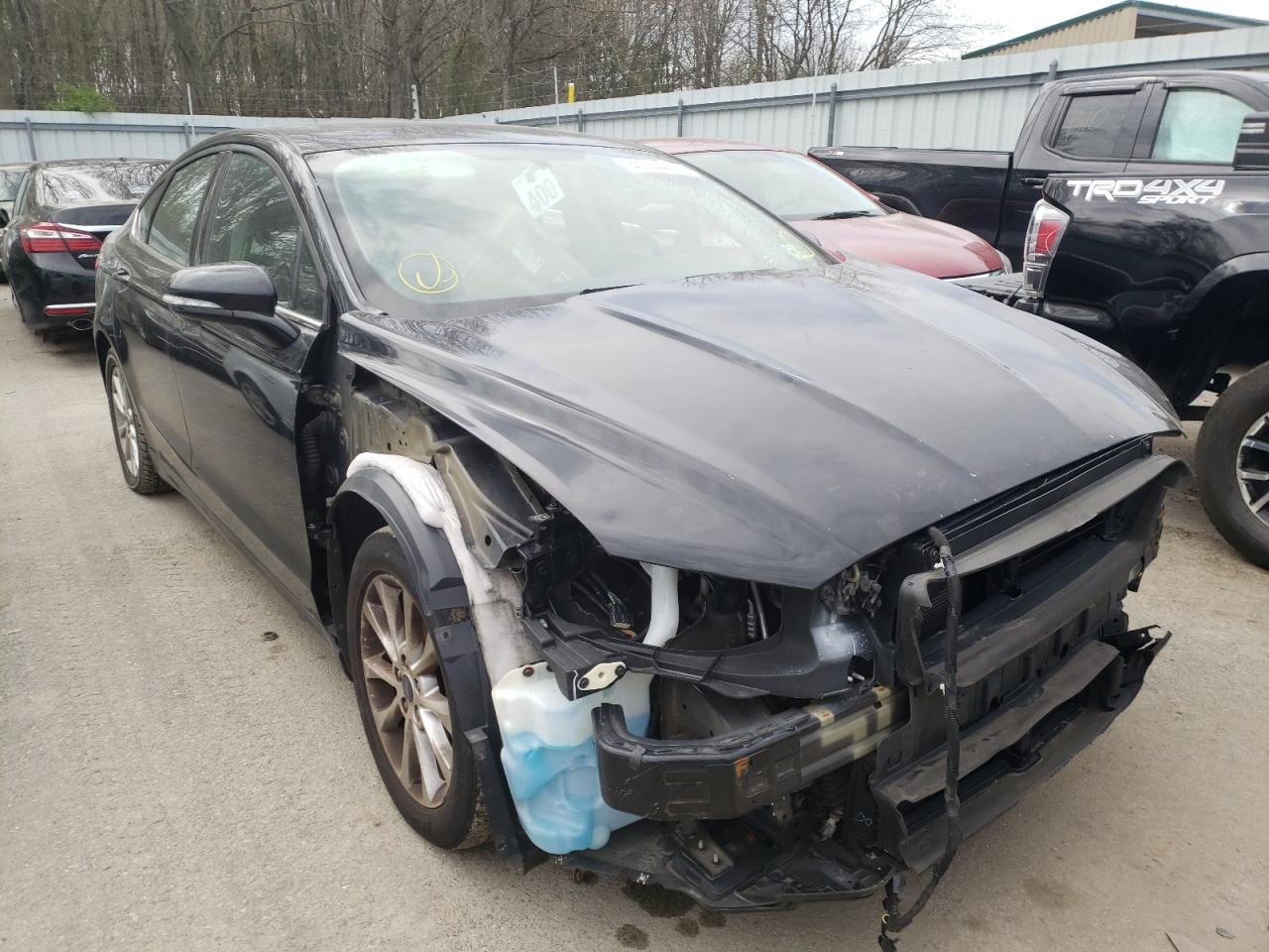 FORD FUSION SE 2017 with VIN 3FA6P0HD2HR153719 - Photo from auction